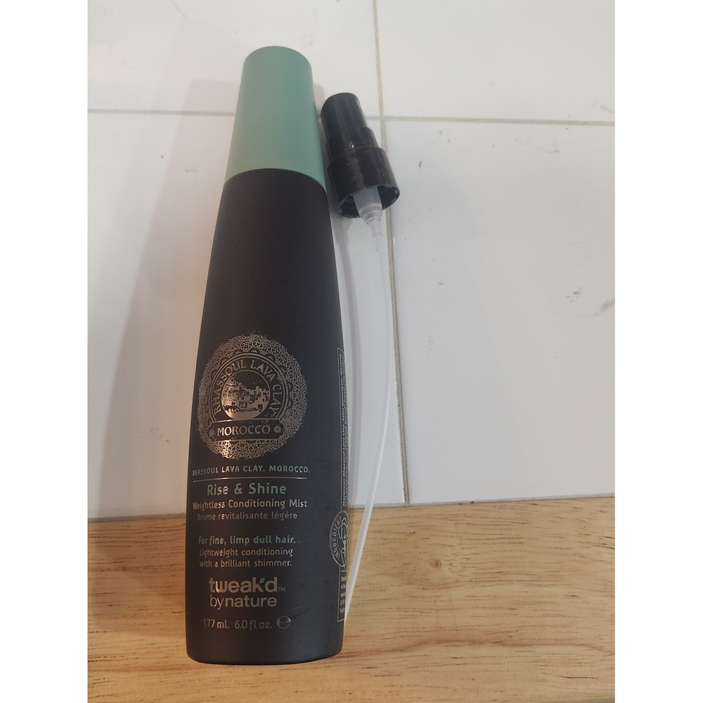 tweakd by nature Rise & Shine Weightless Conditioner Mist — Black & Mint